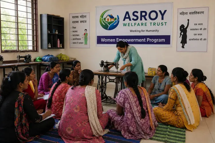 Women empowerment program by Asroy Welfare Trust in West Bengal