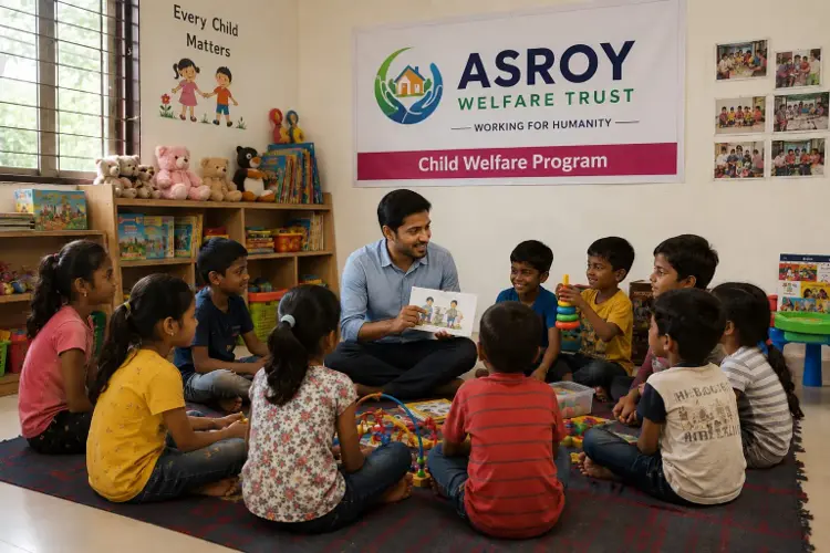 Child welfare initiative by Asroy Welfare Trust NGO in Murshidabad, West Bengal